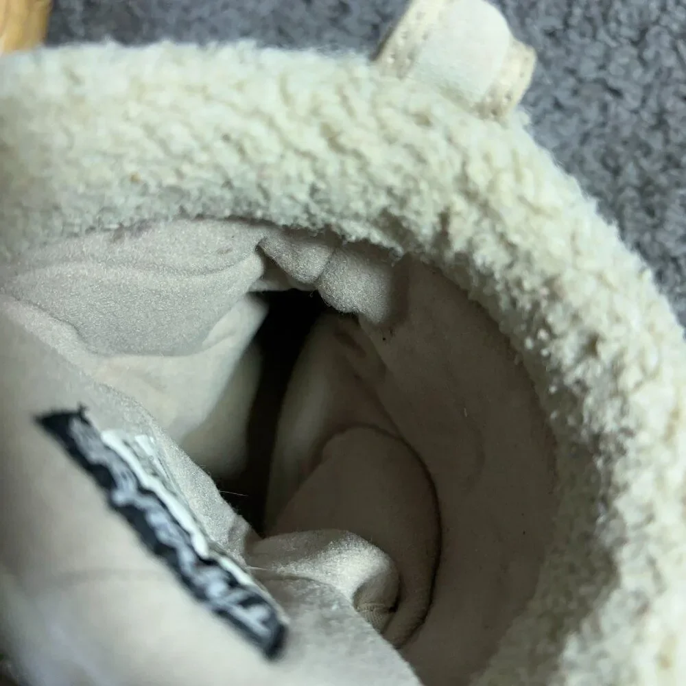 Sorel Cumberland Boots Womens Size 7 Suede Tan Waterproof Insulated Faux Fur